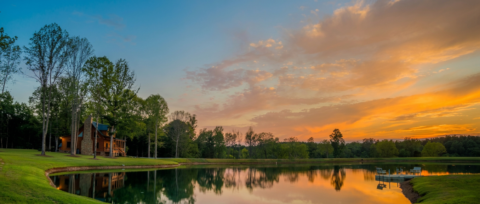 Tunnel Creek vineyard at golden hour